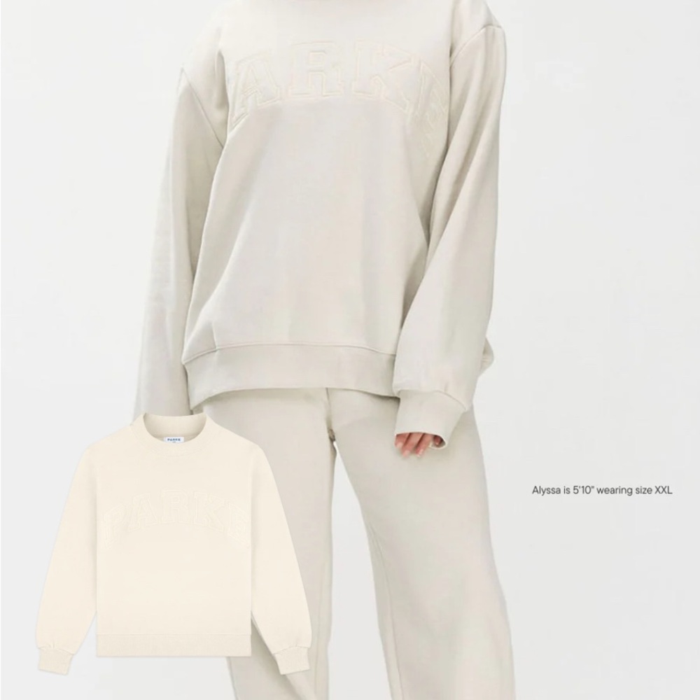 NWB PARKE TONAL COLLECTION IN OATMEAL SIZE XXL